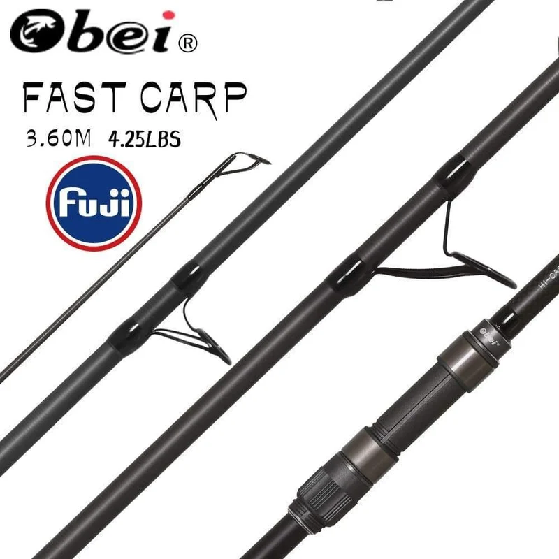 Karpfen angelrute Carbon Faser Fuji Spinning Rod pesca 4.25 lb power 40-160g 3.60 m Harte Pole Surf Rod