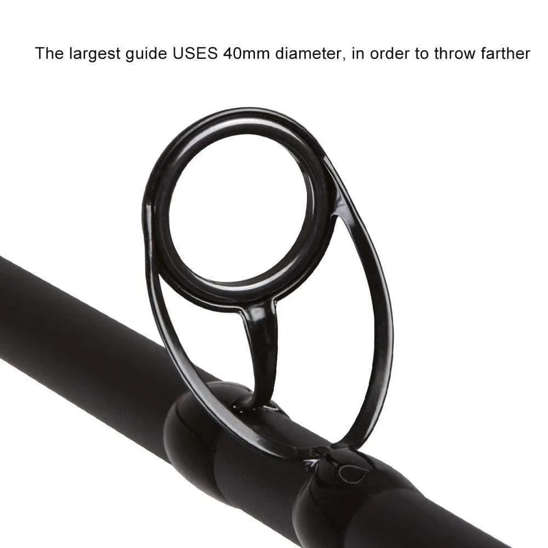 Karpfen angelrute Carbon Faser Fuji Spinning Rod pesca 4.25 lb power 40-160g 3.60 m Harte Pole Surf Rod