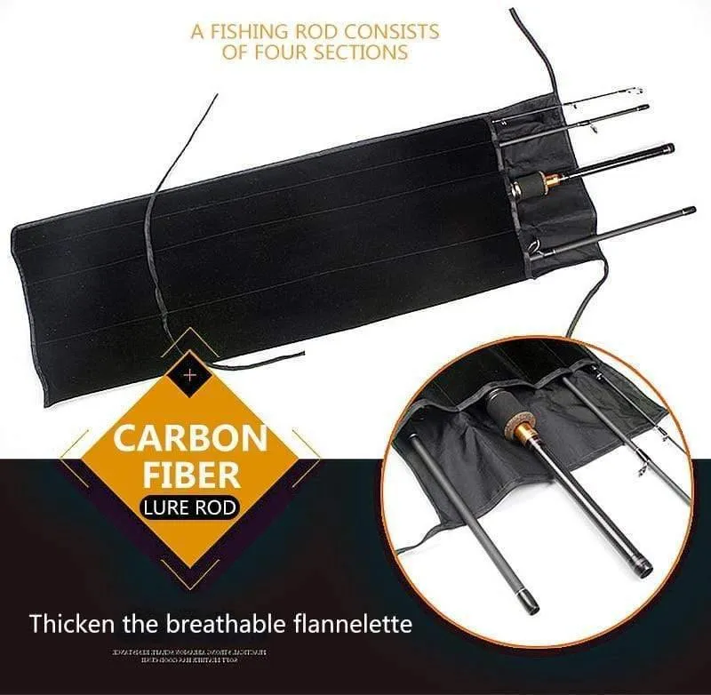 Carbon Angelrute 2.1 m 2.4 m 2.7 m 3.0 m 4 Abschnitt Spinning Casting Reise Köder Angelrute angelgerät Zubehör