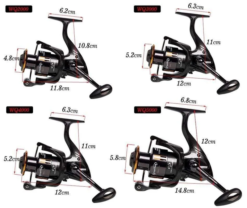 1.8-3.0m Carbon-Teleskop-Karpfenruten-Sets und 14BB Metalllöffelspule Lure Spinning Fishing Reel Pesca