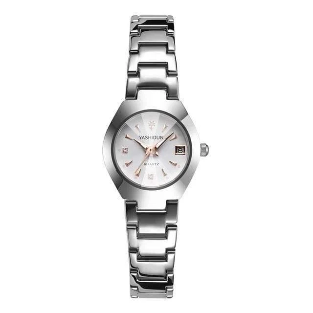 Uhr Männer und Frauen Rose Gold Quarzuhr Classic Unisex Edelstahl Liebhaber Armbanduhren Weihnachten Valentinstag Geschenke