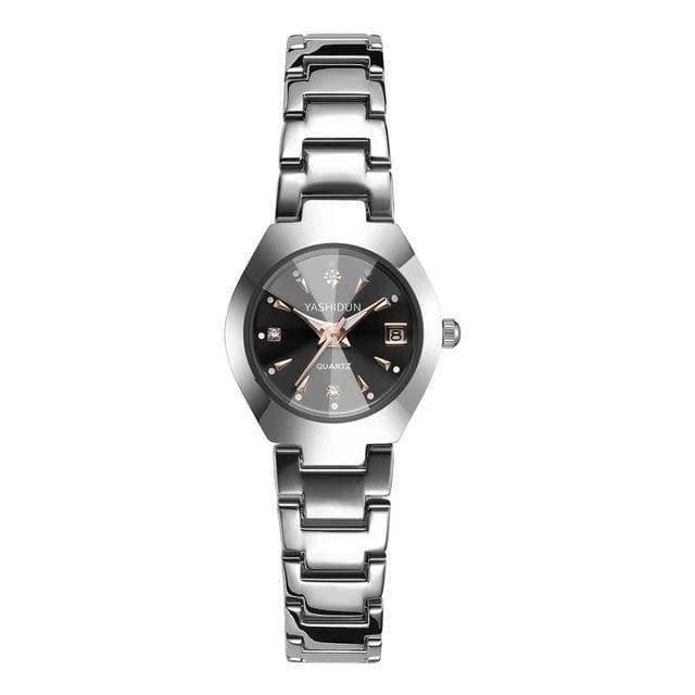 Uhr Männer und Frauen Rose Gold Quarzuhr Classic Unisex Edelstahl Liebhaber Armbanduhren Weihnachten Valentinstag Geschenke