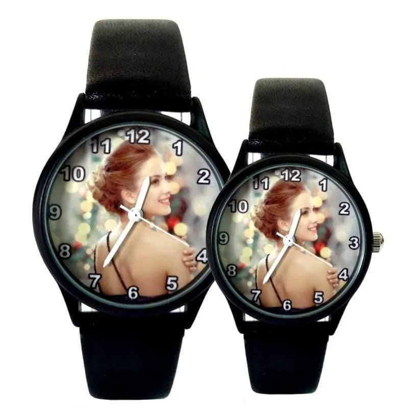 Drucken der Armbanduhr Customized watches logo design Geburtstagsgeschenk für das Bild des Liebhabers Passen Sie die Uhr an