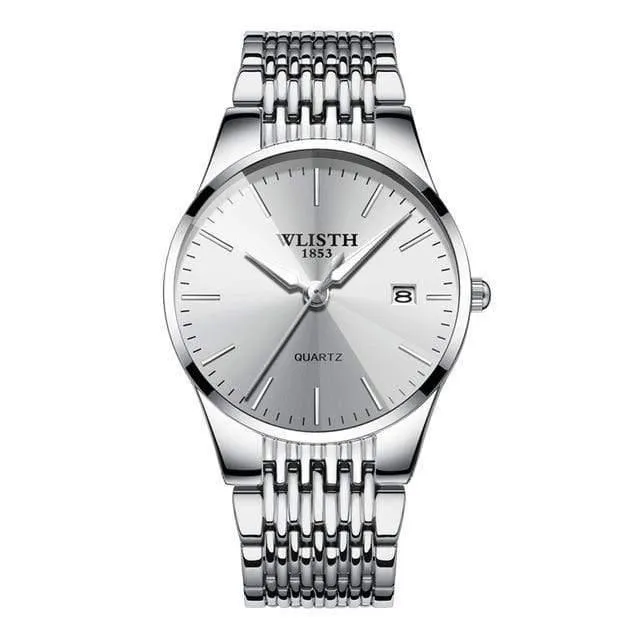 Watch Simple Business Damenuhren wasserdicht Herrenuhr schwarz ultradünne Liebhaber Uhr sevgili saati montre