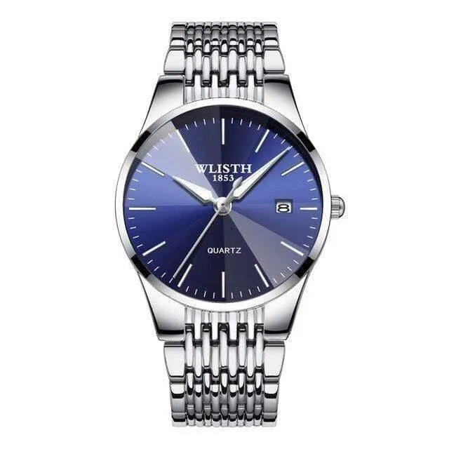 Watch Simple Business Damenuhren wasserdicht Herrenuhr schwarz ultradünne Liebhaber Uhr sevgili saati montre