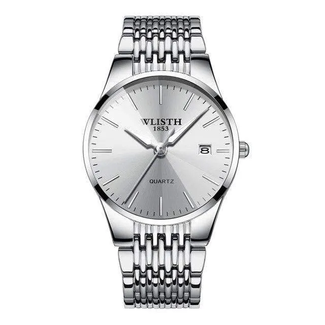 Watch Simple Business Damenuhren wasserdicht Herrenuhr schwarz ultradünne Liebhaber Uhr sevgili saati montre