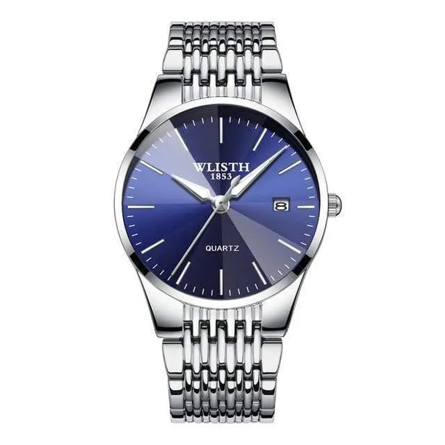 Watch Simple Business Damenuhren wasserdicht Herrenuhr schwarz ultradünne Liebhaber Uhr sevgili saati montre