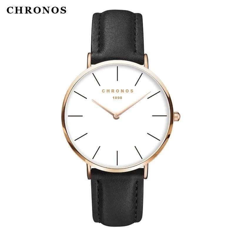 Frauen Minimalistische Armbanduhren Mode Liebhaber Paare Uhr mit Lederband Uhr Einfache Relogio Masculino Reloj Mujer