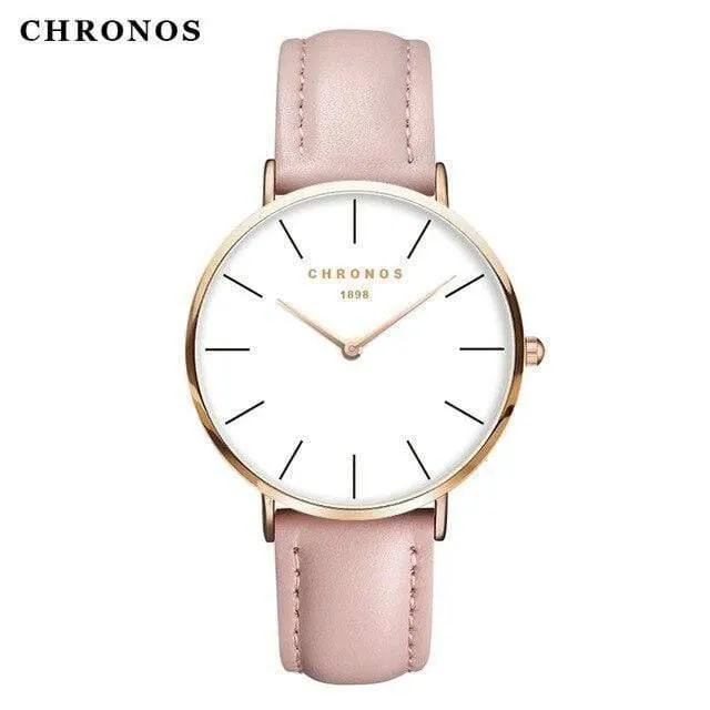 Frauen Minimalistische Armbanduhren Mode Liebhaber Paare Uhr mit Lederband Uhr Einfache Relogio Masculino Reloj Mujer