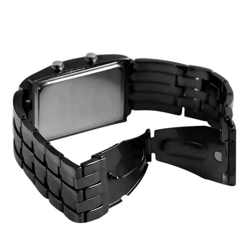 Männer Frauen Mode Kreative Uhren Digitale Led-anzeige Wasser Stoßfest Liebhaber Armbanduhren Uhr Männer
