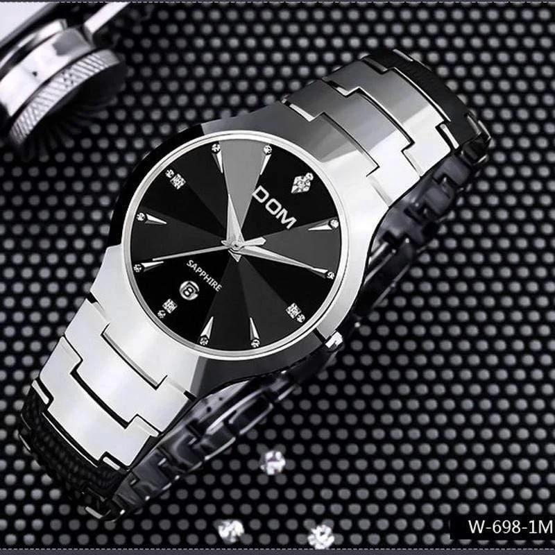 Männer Uhren Top Marke Luxus Quarz Mode Uhr Wolfram Stahl Wasserdichte Uhr Montre Frauen Uhr Casual liebhaber