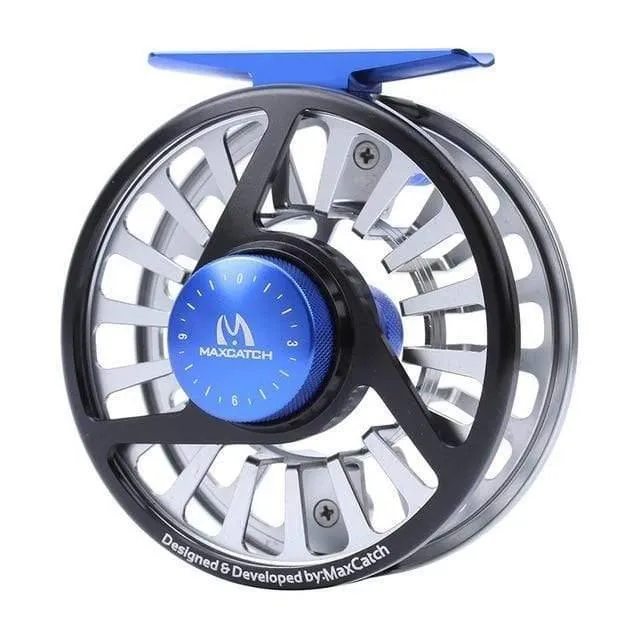 Fliegenrolle 3 / 4 / 5 / 6 / 7 / 8WT CNC gefräste Aluminium Micro Adjusting Drag Fliegenrolle