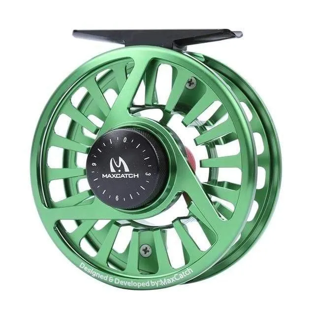 Fliegenrolle 3 / 4 / 5 / 6 / 7 / 8WT CNC gefräste Aluminium Micro Adjusting Drag Fliegenrolle