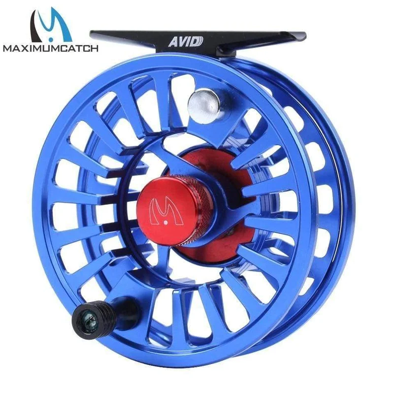 Fliegenrolle 3 / 4 / 5 / 6 / 7 / 8WT CNC gefräste Aluminium Micro Adjusting Drag Fliegenrolle