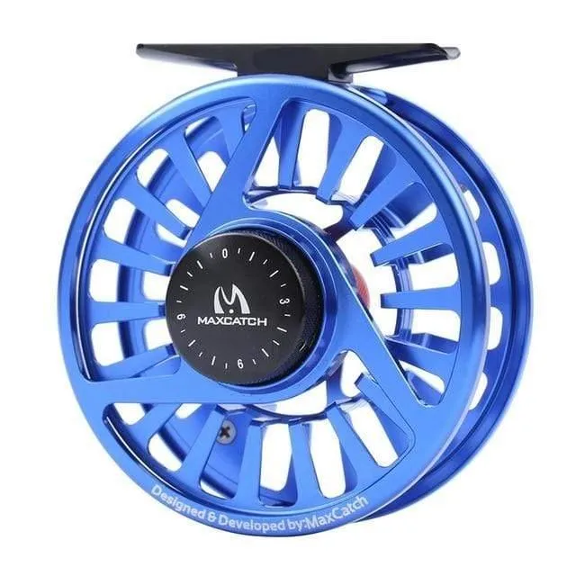 Fliegenrolle 3 / 4 / 5 / 6 / 7 / 8WT CNC gefräste Aluminium Micro Adjusting Drag Fliegenrolle