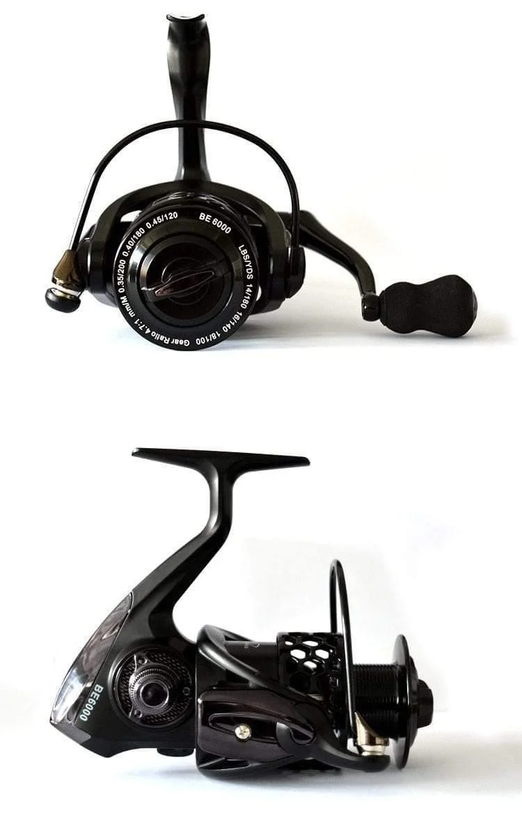 Angelrollen Spinnrolle 12BB Salzwasser Leichte Pesca Größe 1000-7000 Angelradspule Heißer Verkauf