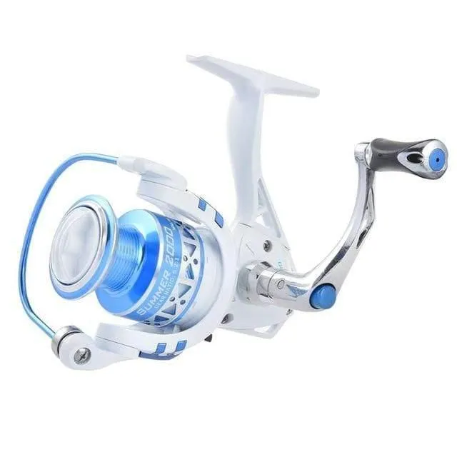 Centron Low Profile Süßwasser-Spinnrolle, maximale Zugkraft, 8 kg, Karpfen-Angelrolle für Barschangeln, Serie 500–5000