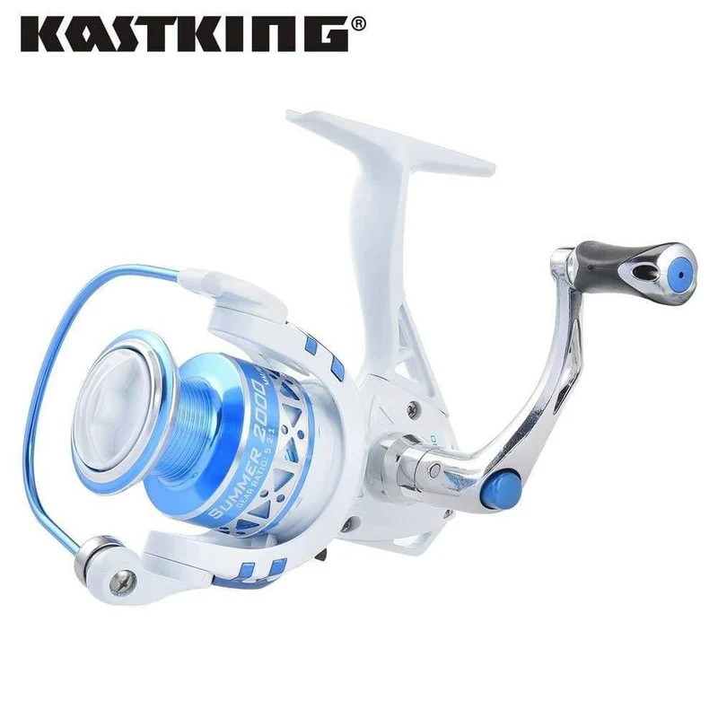 Centron Low Profile Süßwasser-Spinnrolle, maximale Zugkraft, 8 kg, Karpfen-Angelrolle für Barschangeln, Serie 500–5000