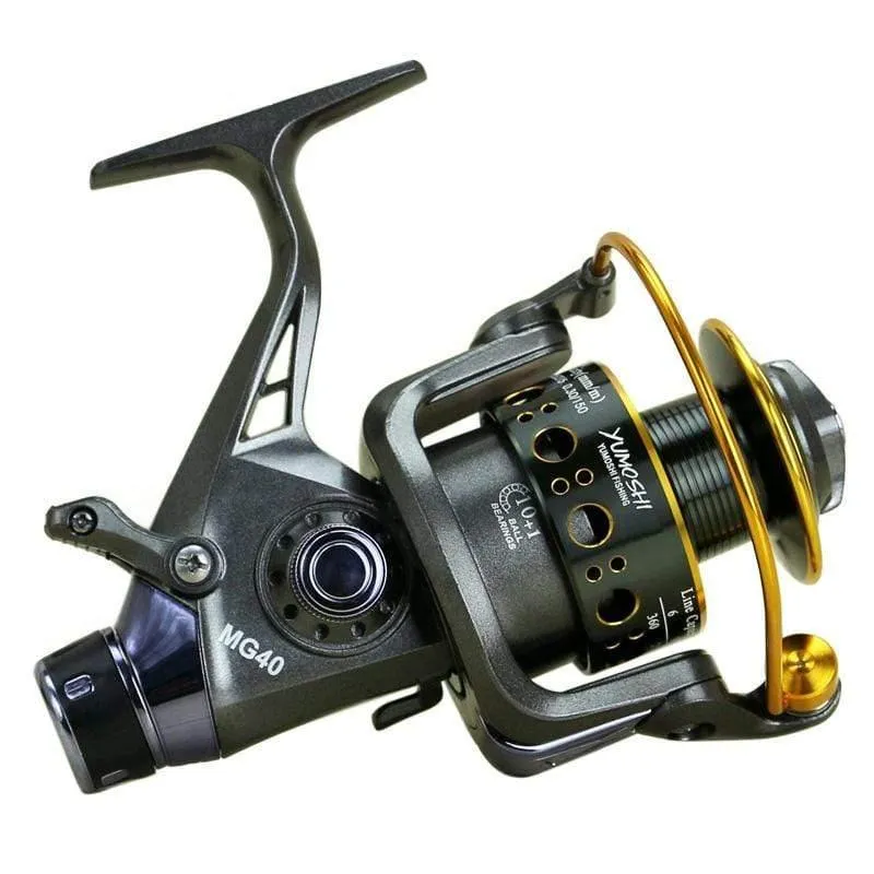 Doppelbremse Design Angelrolle Super Strong Karpfenangeln Feeder Spinnrolle Spinnrad Typ Angelrad MG