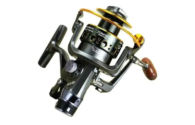 Doppelbremse Design Angelrolle Super Strong Karpfenangeln Feeder Spinnrolle Spinnrad Typ Angelrad MG