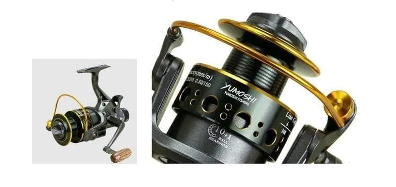 Doppelbremse Design Angelrolle Super Strong Karpfenangeln Feeder Spinnrolle Spinnrad Typ Angelrad MG