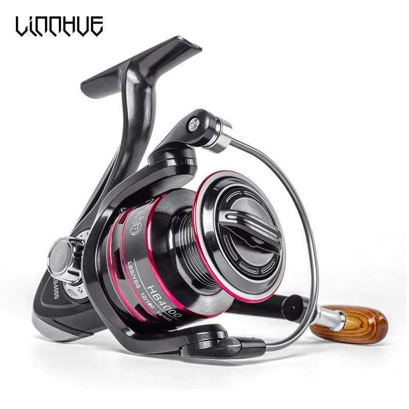 Angelrolle Ganzmetallspule Spinnrolle 8KG Max Drag Edelstahlgriff Leinenrolle Salzwasser Angelzubehör