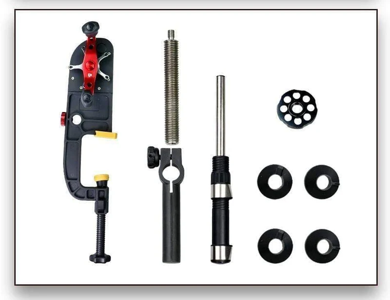 Angelschnurwickler Spooler System Maschine Baitcasting Rollenwickler Tragbare Aluminium Angelschnurwickler Rollenwickler Station
