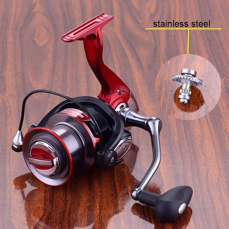 Meeresangeln Angelrolle 8000 10000 12000 Metallspule 13 + 1BB Salzwasserwels Surfcasting Angelrolle Distant Wheel