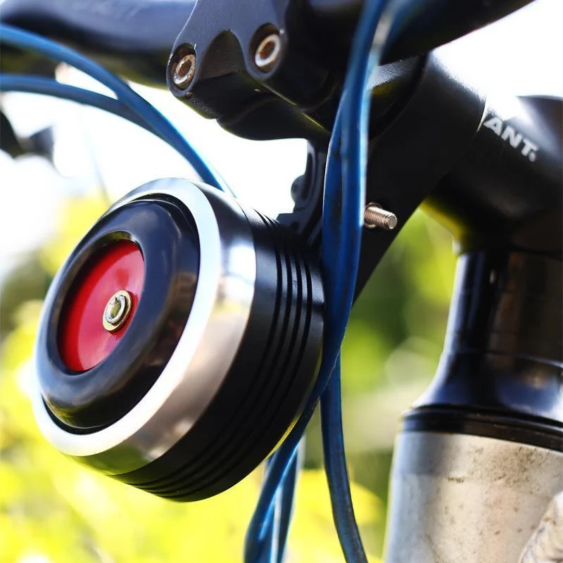 USB Lade Fahrrad Glocke Elektrische Hupe Mit Alarm Lauter Ton Horn Ring BMX MTB Fahrrad Lenker Radfahren Sicherheit Anti-diebstahl Alarm