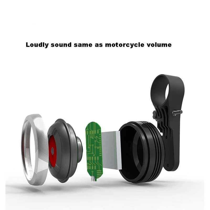 USB Lade Fahrrad Glocke Elektrische Hupe Mit Alarm Lauter Ton Horn Ring BMX MTB Fahrrad Lenker Radfahren Sicherheit Anti-diebstahl Alarm