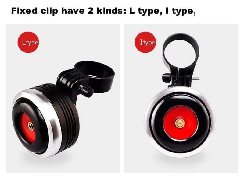 USB Lade Fahrrad Glocke Elektrische Hupe Mit Alarm Lauter Ton Horn Ring BMX MTB Fahrrad Lenker Radfahren Sicherheit Anti-diebstahl Alarm