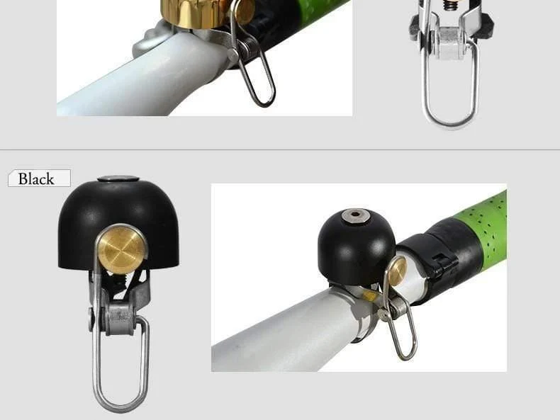 Klassische Edelstahl Fahrradklingel Fahrradhupe Fahrradlenkerklingel Horn Knackiger Klang Fahrradhupe Sicherheitsfahrradzubehör