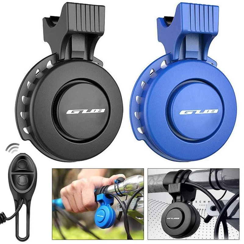 Wiederaufladbare wasserdichte elektronische Fahrradhupe mit lauter Lautstärke, Radfahren, Lenker, Elektro-Bike-Ring, Mini-Alarmglocken