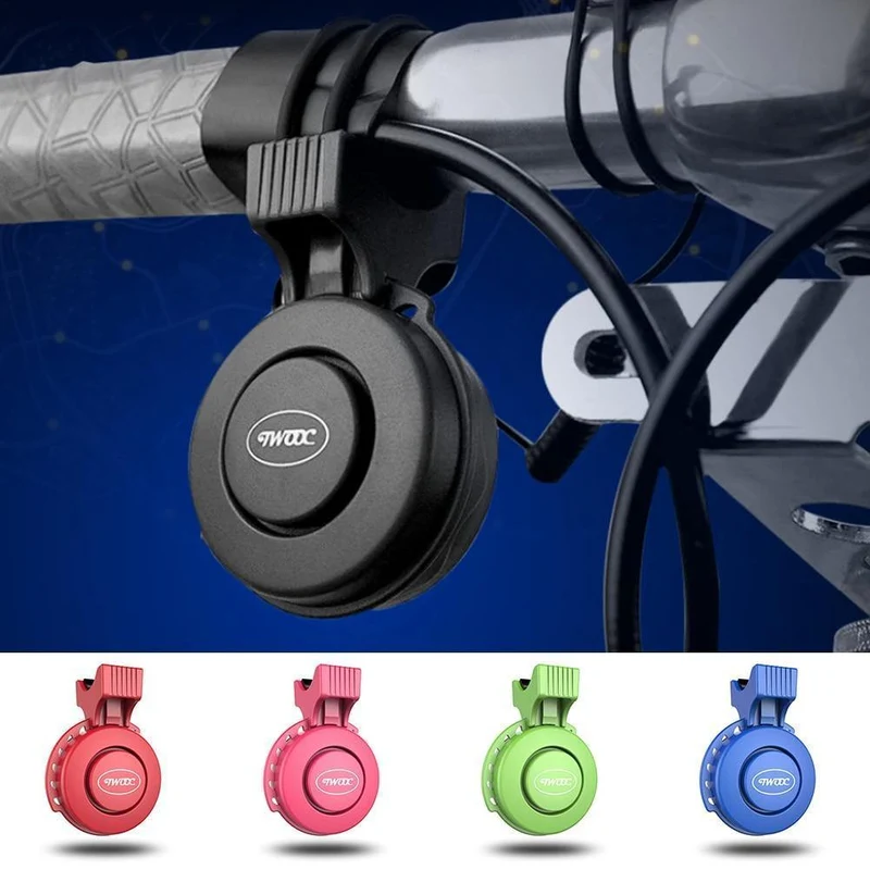 Fahrrad 120 dB USB-Ladering, elektronische Glocke, Hupe, IP65, wasserdicht, 3 Modi, lauter Alarm, Sicherheit, Fahrradglocken