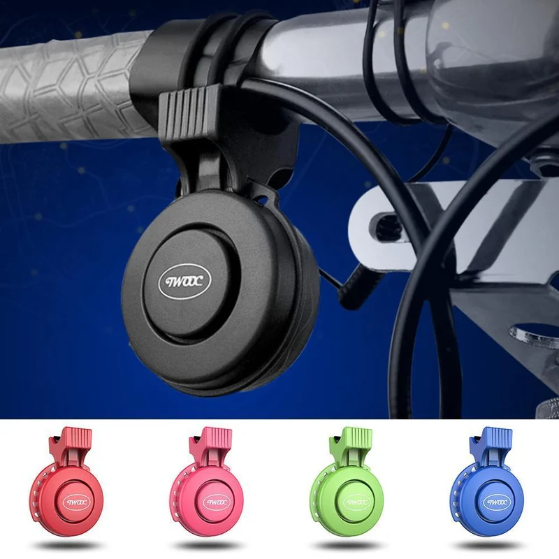 Fahrrad 120 dB USB-Ladering, elektronische Glocke, Hupe, IP65, wasserdicht, 3 Modi, lauter Alarm, Sicherheit, Fahrradglocken