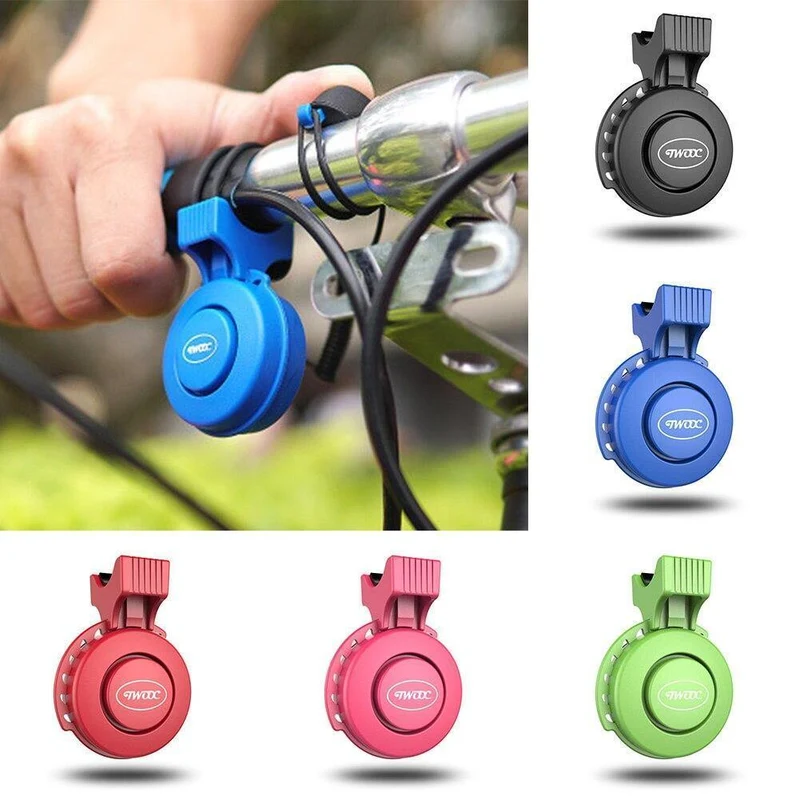 Fahrrad 120 dB USB-Ladering, elektronische Glocke, Hupe, IP65, wasserdicht, 3 Modi, lauter Alarm, Sicherheit, Fahrradglocken