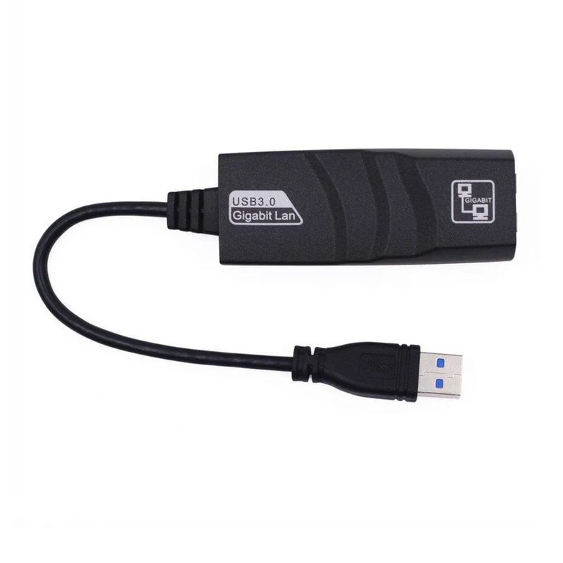 USB Ethernet Adapter Netzwerkkarte USB 3.0 zu RJ45 Lan Gigabit Internet für Computer