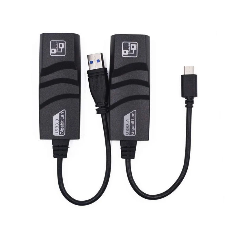 USB Ethernet Adapter Netzwerkkarte USB 3.0 zu RJ45 Lan Gigabit Internet für Computer