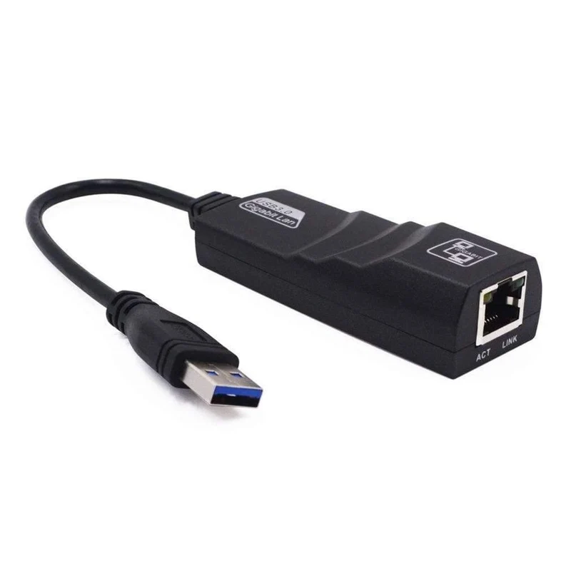 USB Ethernet Adapter Netzwerkkarte USB 3.0 zu RJ45 Lan Gigabit Internet für Computer