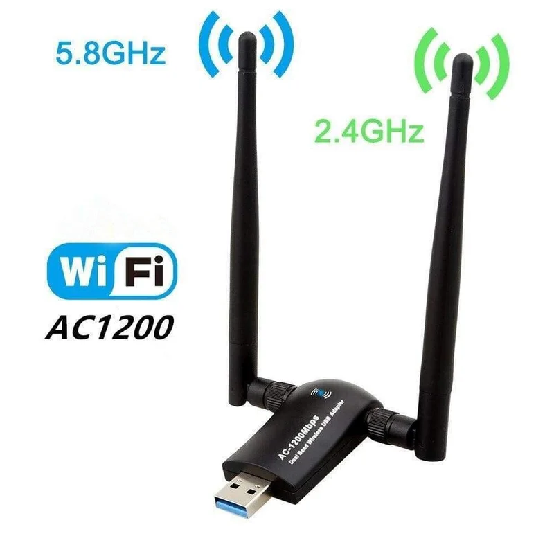 10.4-10.13 Netzwerk Laptop Internet Dual-Antenne 802.11 5 dBi hohe Antenne PC 1200 Mbit/s USB-WLAN-Adapter Desktop USB 3.0