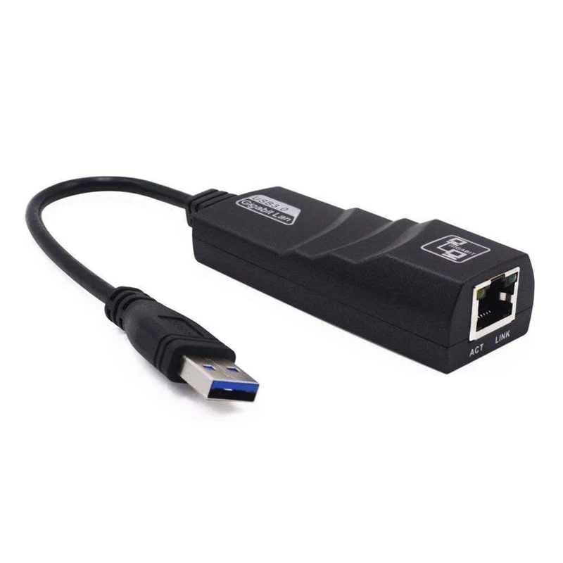 USB Ethernet Adapter Netzwerkkarte USB 3.0 zu RJ45 Lan Gigabit Internet für Computer