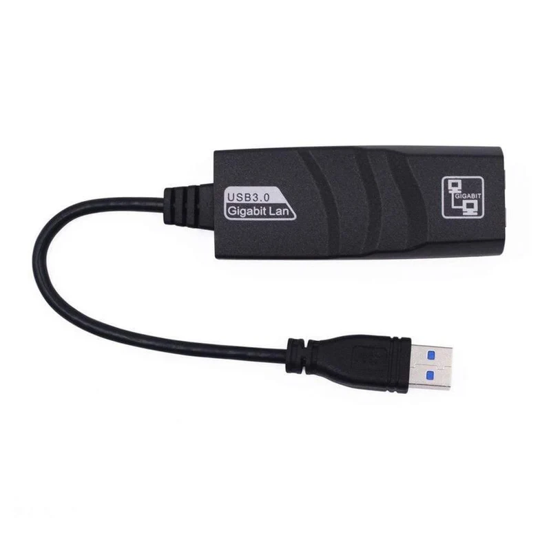 USB Ethernet Adapter Netzwerkkarte USB 3.0 zu RJ45 Lan Gigabit Internet für Computer