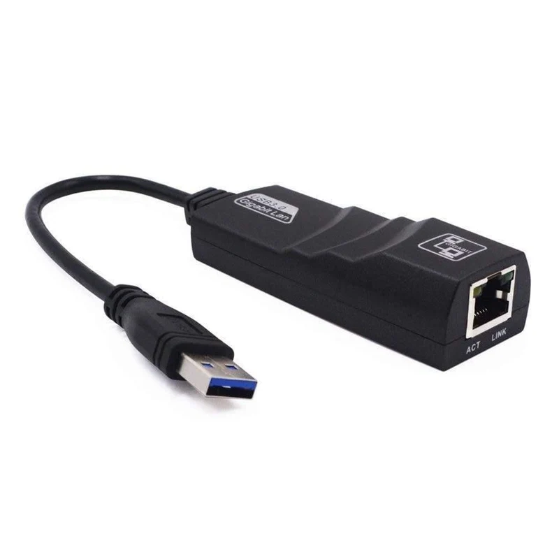USB Ethernet Adapter Netzwerkkarte USB 3.0 zu RJ45 Lan Gigabit Internet für Computer