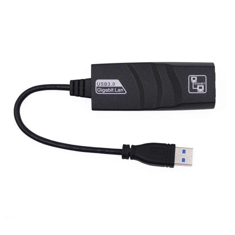 USB Ethernet Adapter Netzwerkkarte USB 3.0 zu RJ45 Lan Gigabit Internet für Computer