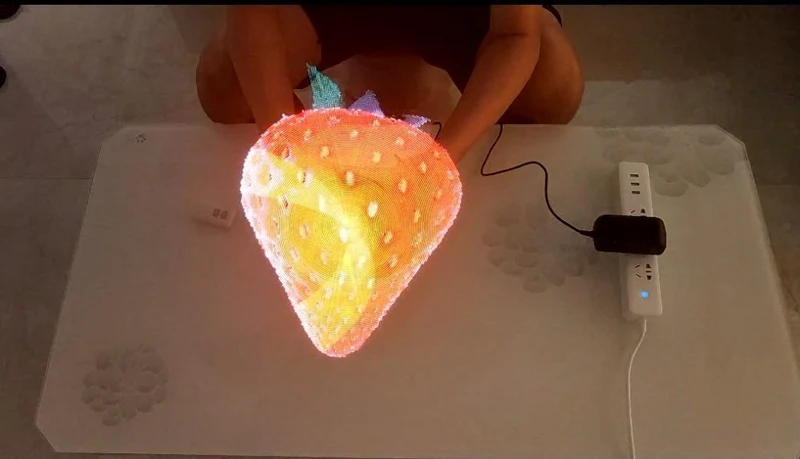 3D Logo Projektor Werbung Display Hologramm Holographische Lampe LED Bühnenlicht
