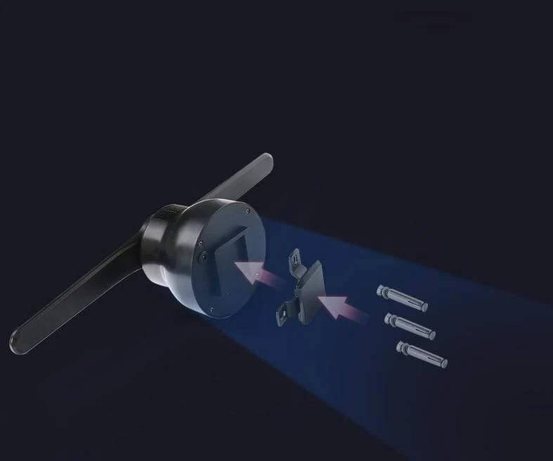 3D Logo Projektor Werbung Display Hologramm Holographische Lampe LED Bühnenlicht