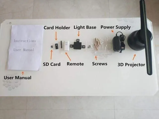 3D Logo Projektor Werbung Display Hologramm Holographische Lampe LED Bühnenlicht