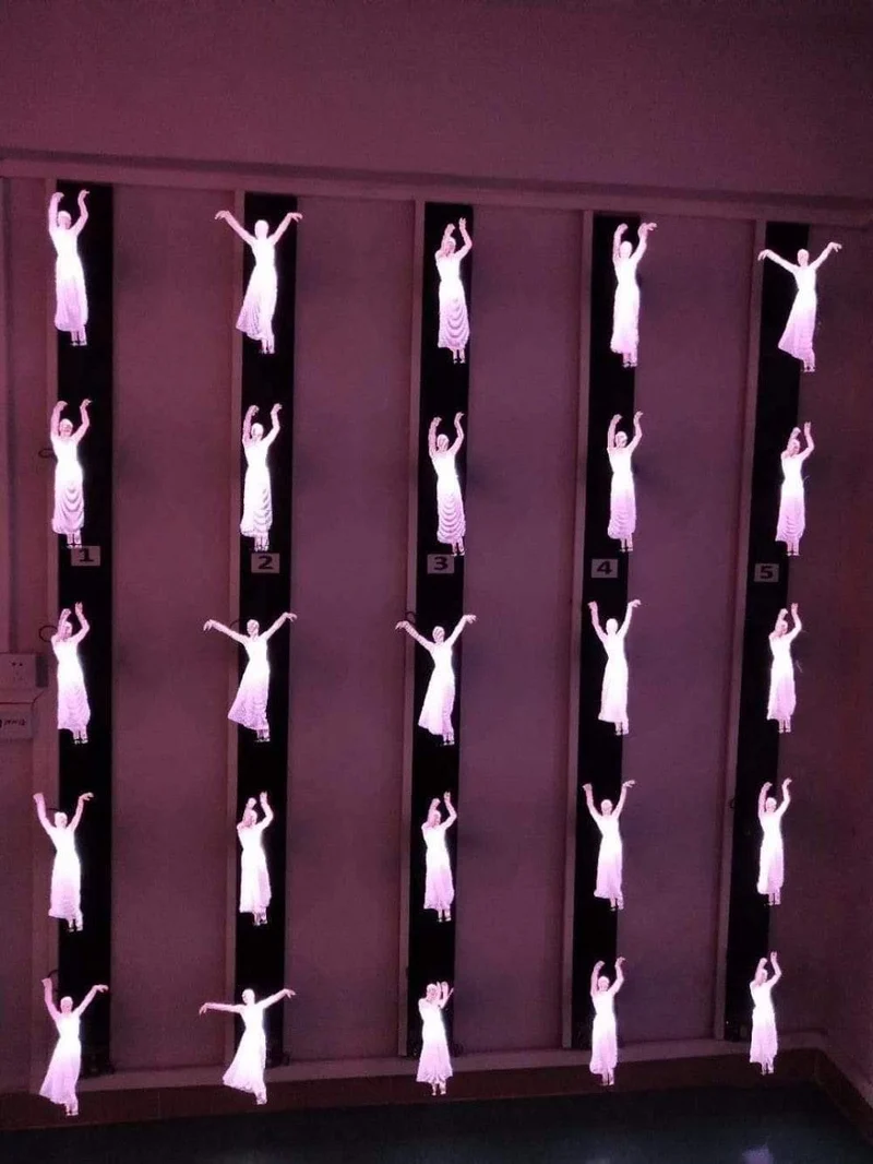 3D Logo Projektor Werbung Display Hologramm Holographische Lampe LED Bühnenlicht