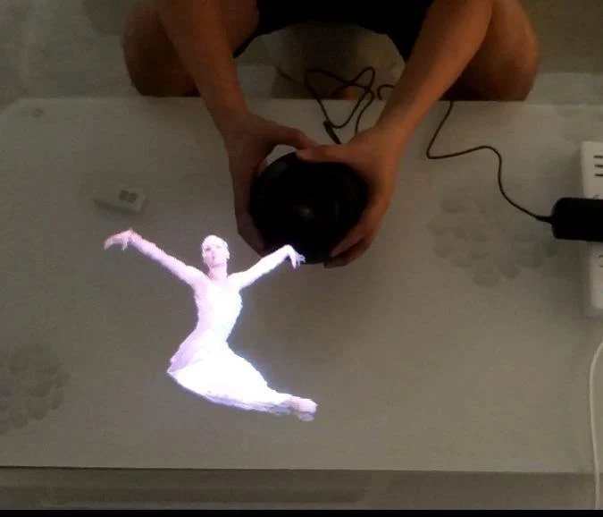 3D Logo Projektor Werbung Display Hologramm Holographische Lampe LED Bühnenlicht