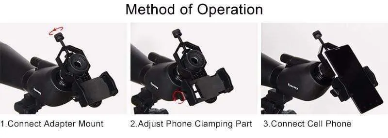 Universal-Digitalkamera Ipad Handy Halterung Halterung Unterstützung Halter für Spektiv Teleskop und Mikroskop Adpter